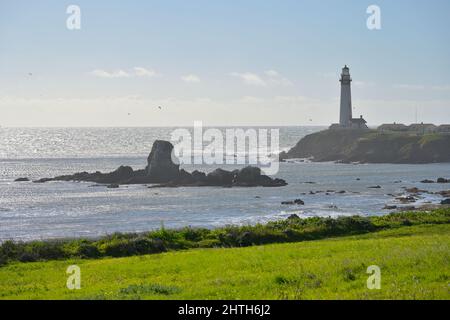 Pigeon Point Lighthouse, Central Coast CA Stockfoto