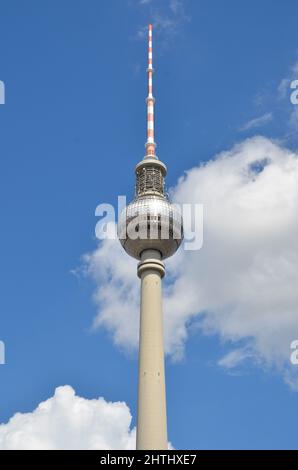 Berlin, Berlin, Deutschland - Juni 22 2014: Der Berliner Fernsehturm in der Nähe des Alexanderplatzes im Zentrum Berlins Stockfoto