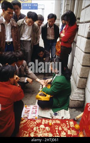 china guandxou Chinping Markt Hunde Shop Stockfoto