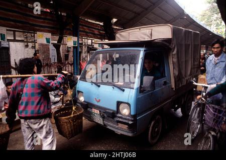 china Guandxou Chinping Markt Stockfoto