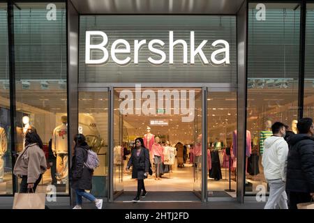 Bershka Store in der Oxford Street, West End London. Stockfoto