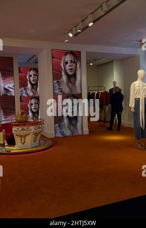 Einblicke in die Via Montenapoleone, Modeviertel, Mailand, Lombardei, Italien, Europa Stockfoto