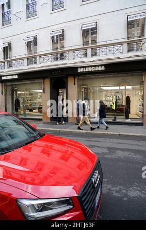 Einblicke in die Via Montenapoleone, Modeviertel, Mailand, Lombardei, Italien, Europa Stockfoto