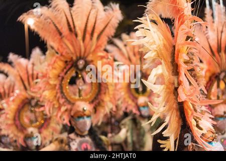 sitges Carnaval 2022 desfile de sonrisas en la rua de la disbauxa 2022 Stockfoto