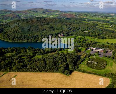 Luftaufnahme von Castlewellan, Co. Down, Nordirland Stockfoto