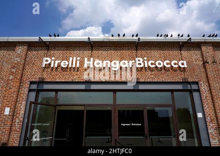 Die Pirelli Hangar Bicocca Stiftung, Galerie für zeitgenössische Kunst, Mailand, Lombardei, Italien, Europa Stockfoto