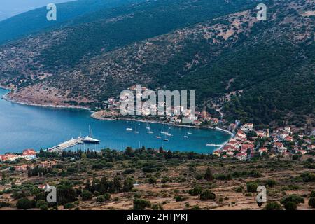 Griechenland, Ionische Inseln, Kefalonia, Agia Efimia Panoramablick Foto © Federico Meneghetti/Sintesi/Alamy Stock Photo Stockfoto