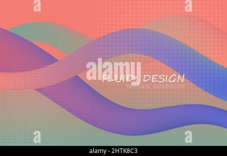 Abstrakte Verlaufslinien Muster dekorative Grafik mit Halbton. Überlappung mit Streifen Linie futuristischen Hintergrund. Illustrationsvektor Stock Vektor