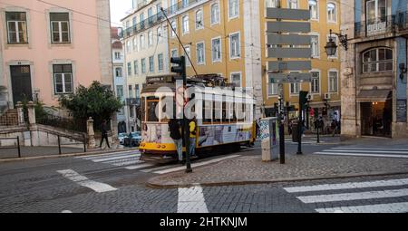 Lissabon, Portugal November 2021 Stockfoto