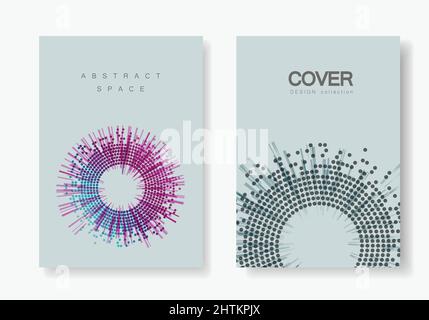 Vector Broschüre Cover Design-Vorlagen Stock Vektor