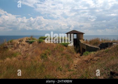 24. August 2009 - Festung, Zmiinyi Insel, Schlangeninsel, Schwarzes Meer, Odessa, Ukraine, Osteuropa Kredit: Andrey Nekrasov/ZUMA Wire/ZUMAPRESS.com/Alamy Live News Stockfoto