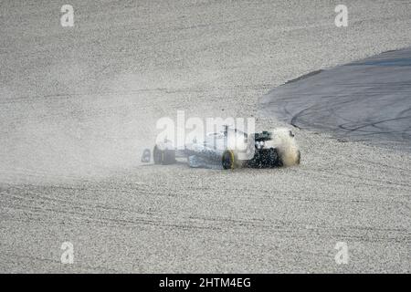 Circuit de Barcelona-Catalunya, Montmelo, Spanien, 23,2.2022, Motorsport: Formel 1 Saison 2022, Vorsaison-Tests - Guanyu Zhou (CHN), Alfa Romeo C41 Stockfoto