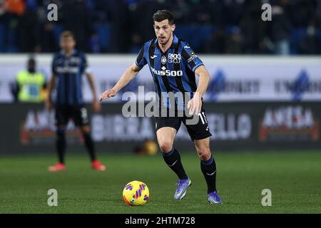 Gewiss Stadium, Bergamo, Italien, 28. Februar 2022, Remo Freuler (Atalanta BC) in Aktion während Atalanta BC vs UC Sampdoria - italienische Fußball Serie A Stockfoto