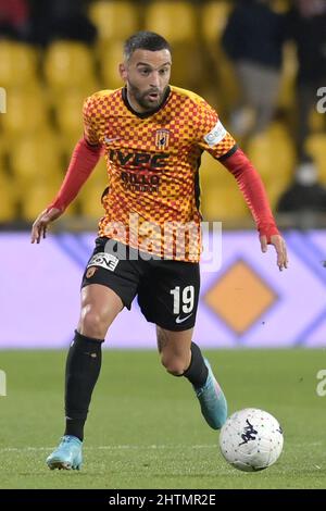 Stadio Ciro Vigorito, Benevento, Italien, 01. März 2022, Insigne (Benevento) während des Spiels Benevento Calcio gegen US Cremonese – Italienischer Fußball der Serie B Stockfoto