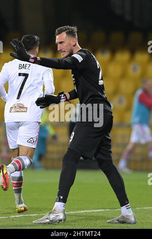 Stadio Ciro Vigorito, Benevento, Italien, 01. März 2022, Paleari (Benevento) während des Spiels Benevento Calcio gegen US Cremonese – Italienischer Fußball der Serie B Stockfoto