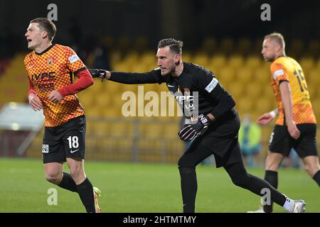 Benevento, Italien. 01. März 2022. Paleari (Benevento) während Benevento Calcio vs US Cremonese, Italienisches Fußballspiel der Serie B in Benevento, Italien, 01 2022. März Quelle: Independent Photo Agency/Alamy Live News Stockfoto