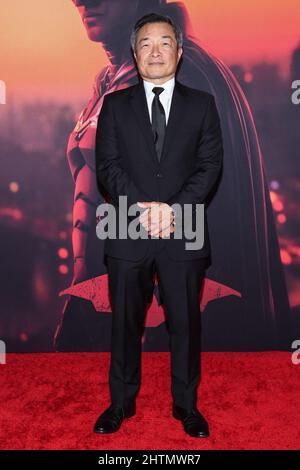 New York, USA. 01. März 2022. Jim Lee nimmt an der Weltpremiere von „The Batman“ im Josie Robertson Plaza, Lincoln Center, New York, NY, im März 1 Teil. 2022. (Foto von Anthony Behar/Sipa USA) Quelle: SIPA USA/Alamy Live News Stockfoto