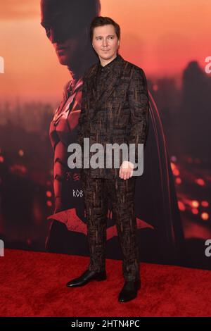 New York, NY, USA. 01. März 2022. Paul Dano bei der Batman-Weltpremiere am 01. März 2022 in New York City. Quelle: John Palmer/Media Punch/Alamy Live News Stockfoto