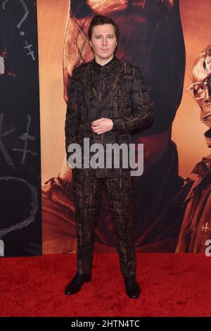 New York, NY, USA. 01. März 2022. Paul Dano bei der Batman-Weltpremiere am 01. März 2022 in New York City. Quelle: John Palmer/Media Punch/Alamy Live News Stockfoto