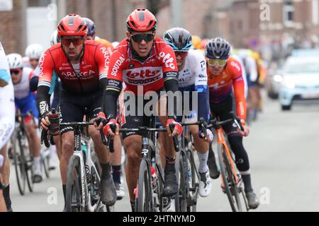 Philippe Gilbert Team Lotto-Soudal während des GP Le Samyn 2022, Exterioo Cycling Cup (Belgium Cup), Quaregnon - dour (205,4 km) am 1. Februar 2022 in dour, Belgien - Foto Laurent Sanson / LS Medianord / DPPI Stockfoto