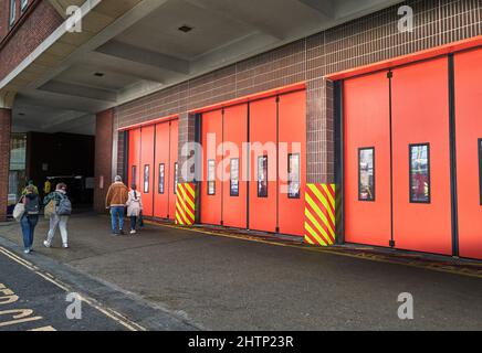 Londoner Feuerwehr, Bahnhof Soho, Westminster, London, England. Stockfoto