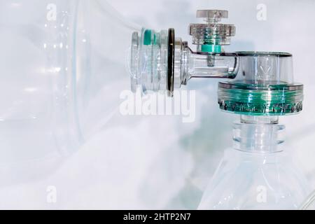 Detailbild Defibrillator, medizinische Geräte Stockfoto