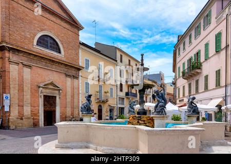 Piazza Giacomo Matteotti, San Benedetto del Tronto, Italien Stockfoto