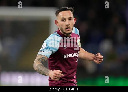 Burnley, England, 1.. März 2022. Josh Brownhill aus Burnley beim Premier League-Spiel in Turf Moor, Burnley. Bildnachweis sollte lauten: Andrew Yates / Sportimage Kredit: Sportimage/Alamy Live News Stockfoto