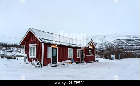 Abisko Turiststation Station in Schweden Stockfoto