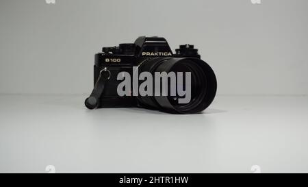 Vintage alte Kamera Praktikabilität B100 Stockfoto