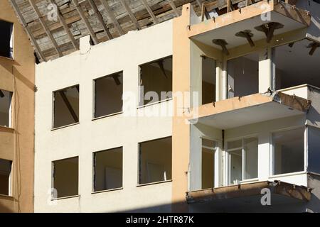 ISTANBUL, TÜRKEI - 16. JANUAR 2022: Kadikoy urban Transformation project, Apartment housing project. Stockfoto