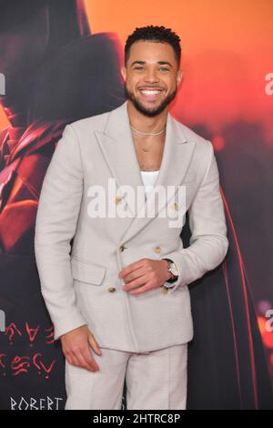 Nick Creegan nimmt am 01. März 2022 an der Weltpremiere von „The Batman“ in New York Teil. Stockfoto