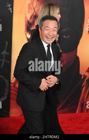 Jim Lee nimmt am 01. März 2022 an der Weltpremiere von „The Batman“ in New York Teil. Stockfoto