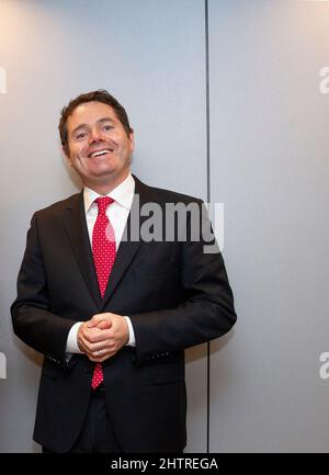 Paschal Donohoe TD, Minister der Finanzen Stockfoto