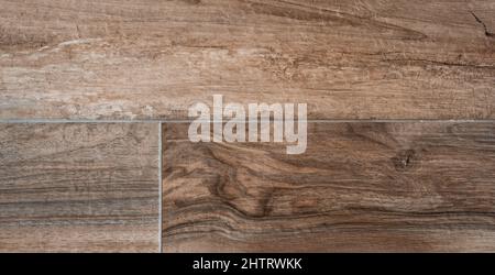 Steinboden mit Holzstruktur. Stockfoto