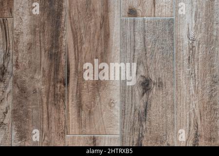 Steinboden mit Holzstruktur. Stockfoto