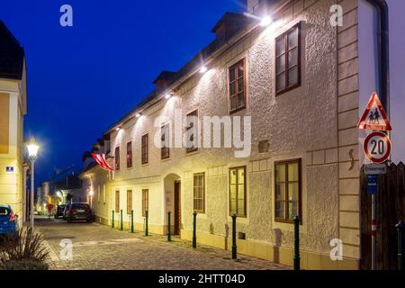 Wien, Wien: Beethoven Museum, Haus des Heiligenstädter Testaments, Testamentshaus, Beethovenhaus, in Heiligenstadt, Probusgasse 19. Döblin Stockfoto