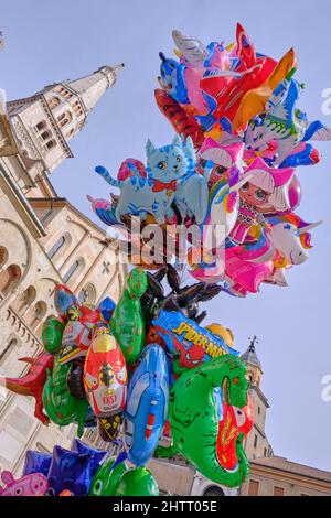 Karneval 2022 in Modena, Italien Stockfoto