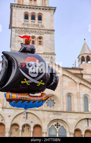 Karneval 2022 in Modena, Italien Stockfoto