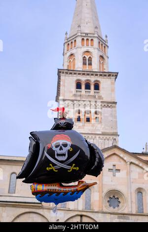 Karneval 2022 in Modena, Italien Stockfoto