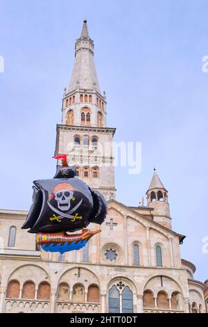 Karneval 2022 in Modena, Italien Stockfoto