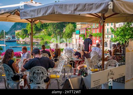 Varenna, das lombardische Dorf der Liebhaber am Comer See Stockfoto