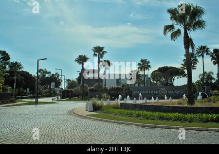 Kreisverkehr in der Algarve, Portugal Stockfoto