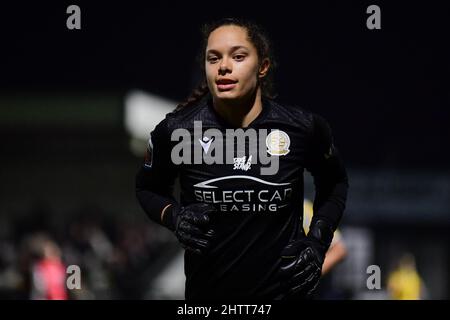 London, Großbritannien. 17.. Februar 2022. Borehamwood, England, 02 2022. März: Torwart Rhiannon Stewart (21 Reading) während des Fußballspiels der FA Women Super League zwischen Arsenal und Reading im Meadow Park Stadium in Borehamwood, England. Kevin Hodgson /SPP Credit: SPP Sport Press Photo. /Alamy Live News Stockfoto