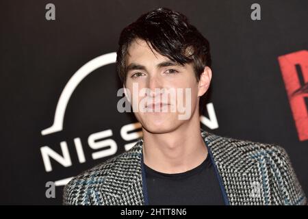 Roma, Italien. 02. März 2022. Rocco Fasanobesucht den roten Teppich der Premiere des Films The Batman im Space Moderno Cinema.Rom. (Italien) März 1. 2022 Quelle: dpa/Alamy Live News Stockfoto