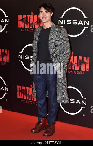 Roma, Italien. 02. März 2022. Rocco Fasanobesucht den roten Teppich der Premiere des Films The Batman im Space Moderno Cinema.Rom. (Italien) März 1. 2022 Quelle: dpa/Alamy Live News Stockfoto