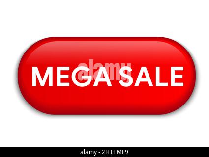 Verkauf Banner Vorlage Design, Mega Verkauf, Sonderangebot, Flash Verkauf, Angebot Banner Vektor bearbeitbare Illustration Stock Vektor