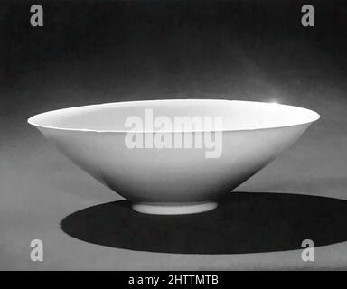 Kunst inspiriert von Bowl, der Qing-Dynastie (1644–1911), Anfang des 18.. Jahrhunderts, China, Porzellan, Durchm. 8 3/4 Zoll (22,2 cm), Keramik, Klassisches von Artotop modernisiertes Werk mit einem Schuss Moderne. Formen, Farbe und Wert, auffällige visuelle Wirkung auf Kunst. Emotionen durch Freiheit von Kunstwerken auf zeitgemäße Weise. Eine zeitlose Botschaft, die eine wild kreative neue Richtung verfolgt. Künstler, die sich dem digitalen Medium zuwenden und die Artotop NFT erschaffen Stockfoto