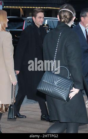 01. März 2022.Robert Pattinson bei Warner Bros, Picters präsentiert Weltpremiere des Batman auf der Lincoln Center Plaza in New York 01. März 2022 Quelle: RW/MediaPunch Stockfoto