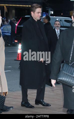 01. März 2022.Robert Pattinson bei Warner Bros, Picters präsentiert Weltpremiere des Batman auf der Lincoln Center Plaza in New York 01. März 2022 Quelle: RW/MediaPunch Stockfoto